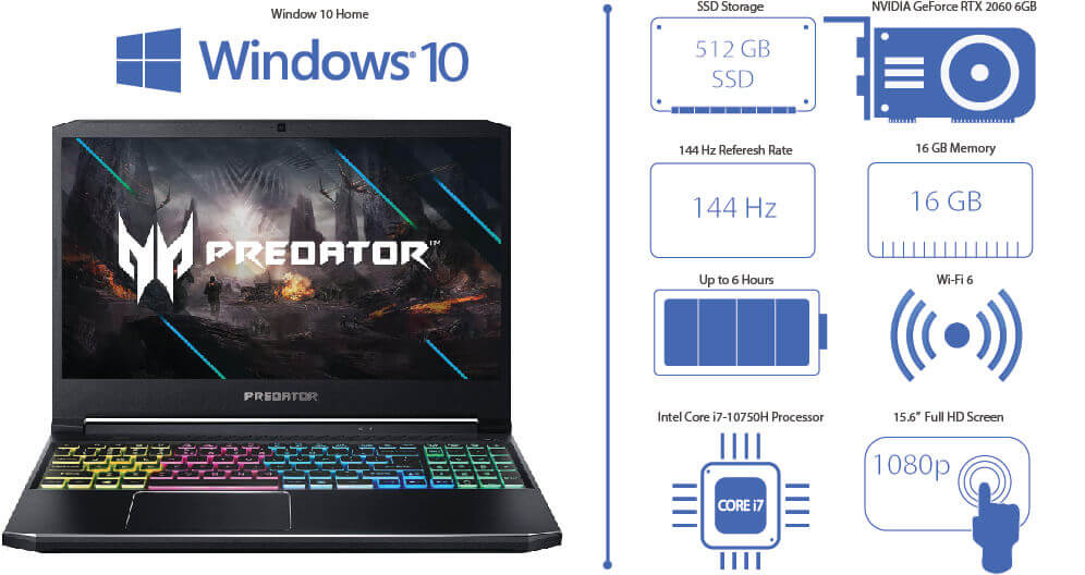 Acer Predator Helios 300 gaming laptop