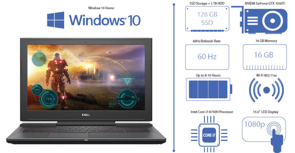 Dell G5887 Gaming Laptop