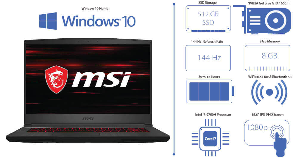 MSI GF65 Gaming Laptop